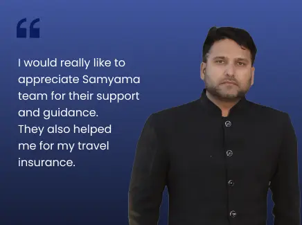 Samyama travel insurance